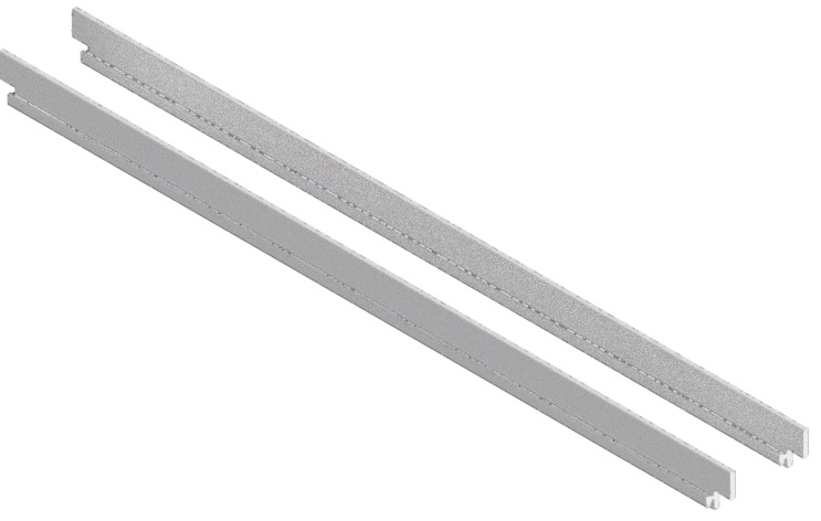 Produktbild UBK 400 082  -  Kantenprofil für Winkel-Verbinder zu Unterflur-Bodenkanal UBK 400, für 8mm Vertiefung